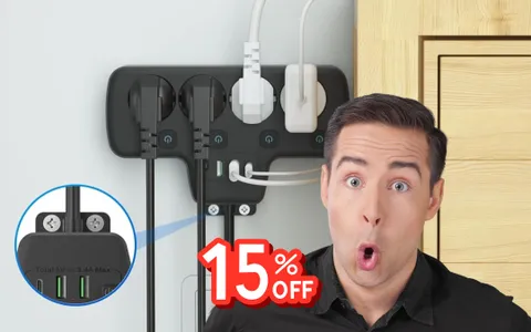 NON è la solita presa: Multipresa USB salvaspazio a prezzo SPAZIALE!