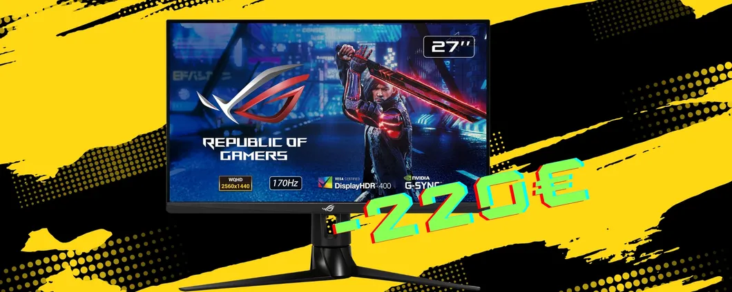 Gioca da PRO con il monitor gaming WQHD da 27” ASUS ROG Strix