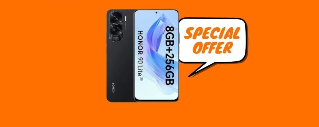 Honor 90 Lite: qualità e PREZZO MINI nello stesso smartphone (su Amazon)