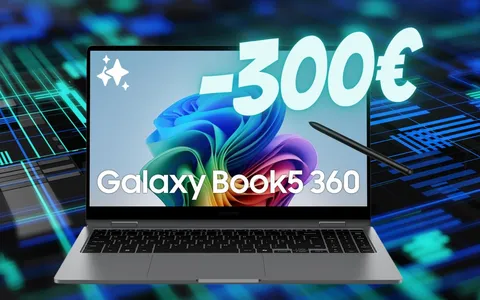 Samsung Galaxy Book5 360: prestazioni TOP ora in OFFERTA a 300€ in MENO