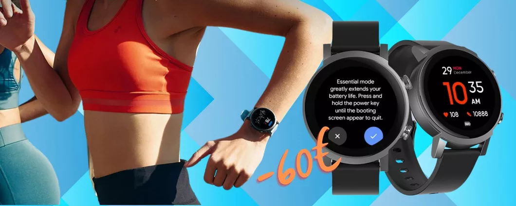 Ticwatch E3: splendido smartwatch a prezzo WOW (-60€)