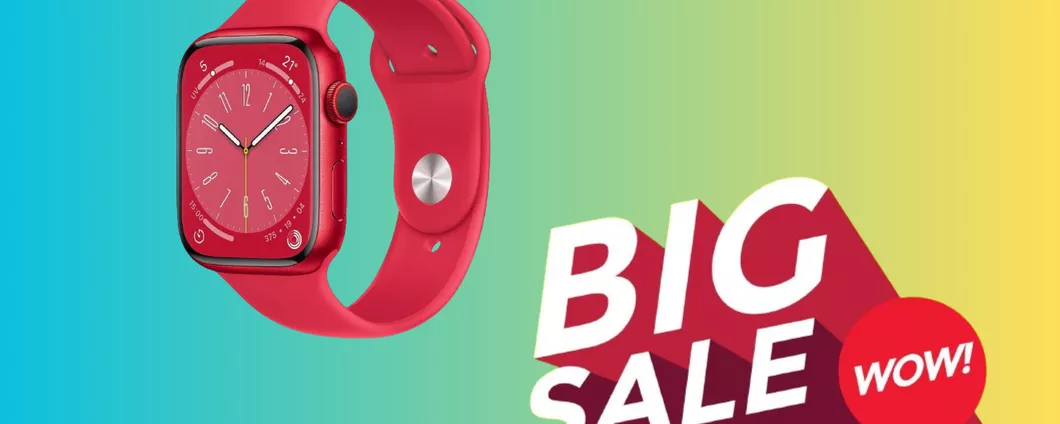 Apple Watch Series 8 in SCONTO FOLLE su Amazon: l'occasione è UNICA