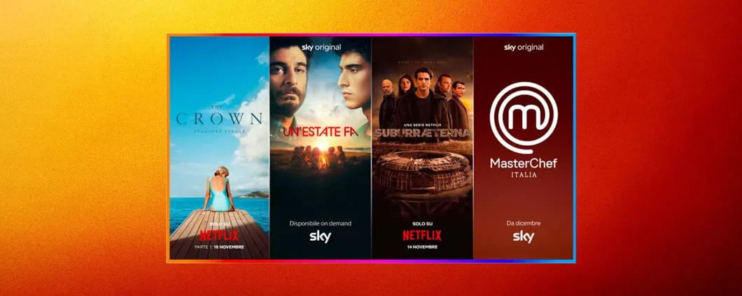 Offerta Sky Black Friday 2023: hai anche Netflix a 14,90 euro al mese