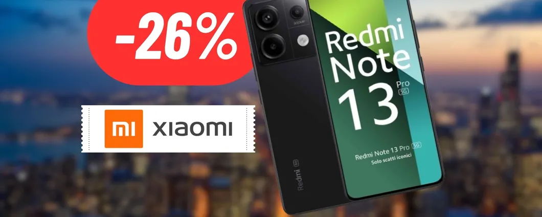 MEGA RISPARMIO sullo Xiaomi Redmi Note 13 Pro su eBay (-26%)