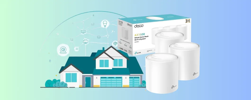 Internet veloce anche a distanza siderale con TP-Link Deco X1500 ora in offerta