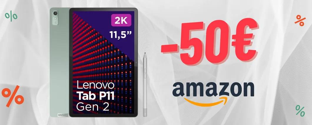 Tablet Lenovo Tab P11 Seconda Generazione ora tuo CON 50€ IN MENO!
