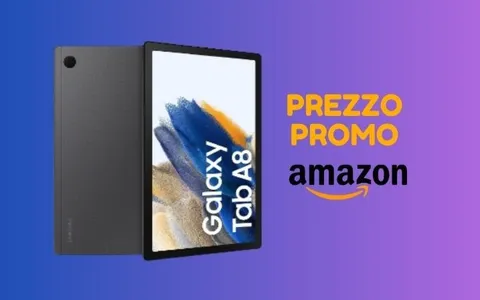 PREZZO PROMO per il Samsung Galaxy Tab A8 su Amazon!