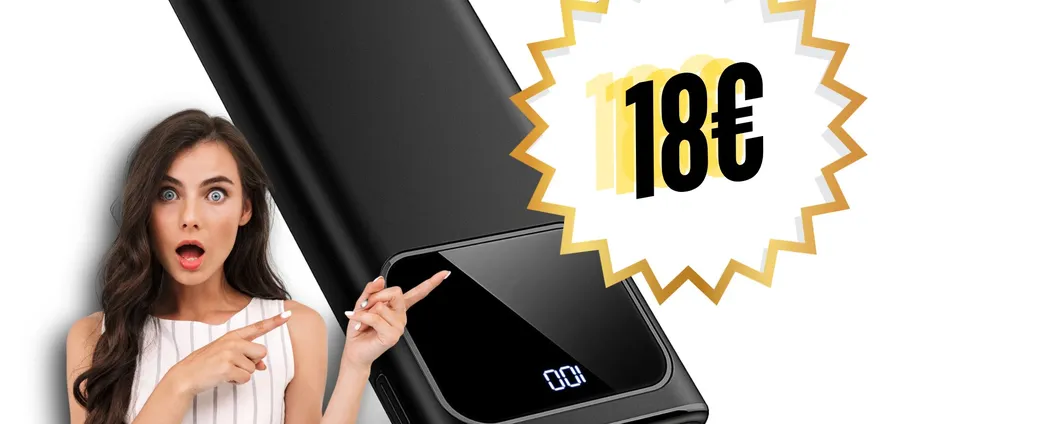 Power Bank POTENTISSIMA a soli 18€: approfittane prima che sia tardi (-81%)
