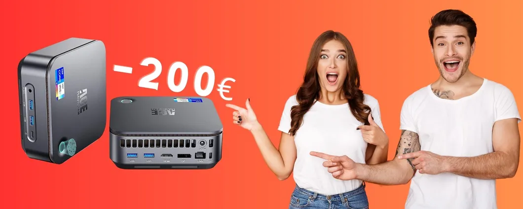 Mini PC con Windows 11 Pro e Intel Core i5 in SCONTO di 200€