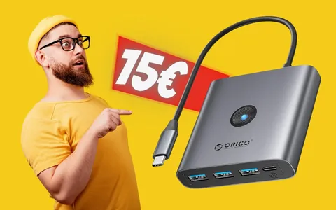 Docking Station super compatta con 6 ingressi in 1 a soli 15€, BOOM