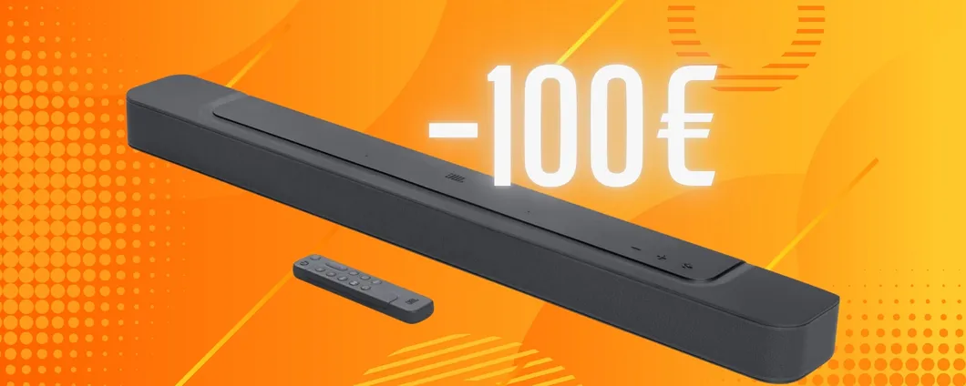Soundbar JBL 300: audio premium da CINEMA e RISPARMIO di 100€ oggi!