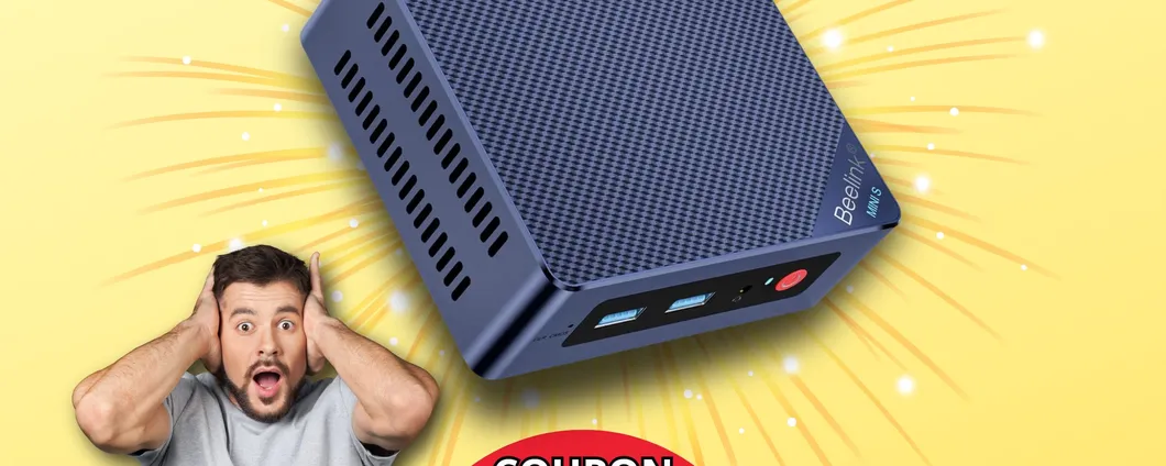 Mini Computer Beelink: MAXI COUPON SCONTO di 60€ per un prezzo piccolo come lui!