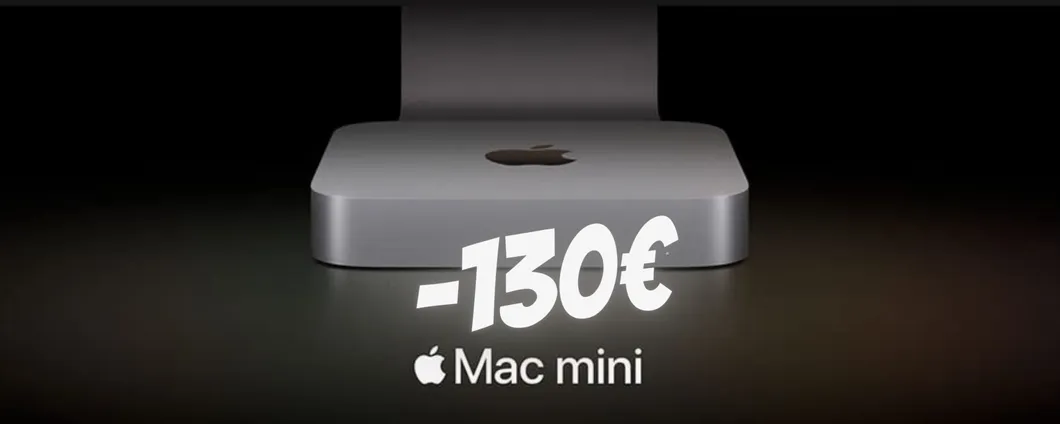 Mac mini con chip M2 e 8/256GB a PREZZO SHOCK (-130€)