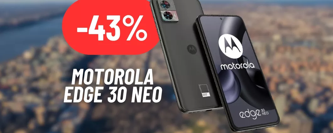 CROLLA IL PREZZO del Motorola Edge 30 Neo su eBay: risparmia 130€