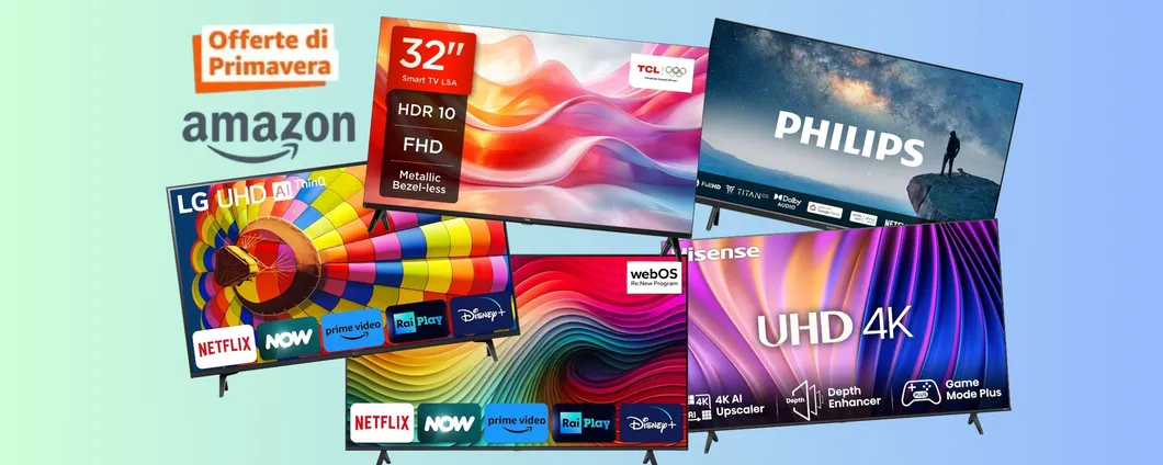 Le Smart TV da acquistare alla Festa delle Offerte di Primavera di Amazon