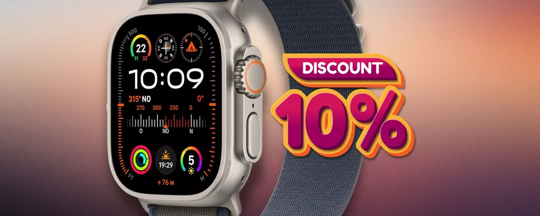 E' l'ora di un regalo: Apple Watch Ultra 2 oggi ti costa il 10% in meno su Amazon!