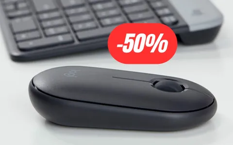 Mouse Logitech Pebble: design ultra sottile, silenzioso e preciso (-50%)