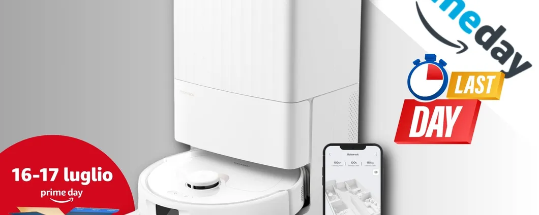 ADDIO FATICA: roborock All-in-One in offerta PRIME DAY per le pulizie di casa!