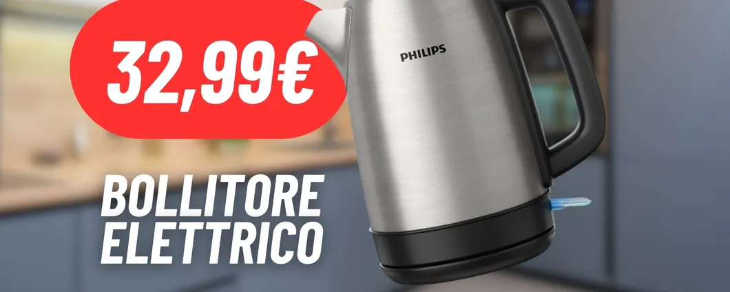 Affronta l'inverno e il Natale con il Bollitore Elettrico Philips IN SCONTO