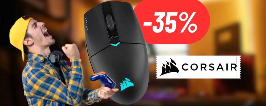 Headshot assicurato con il Mouse da Gaming Corsair al 35% DI SCONTO