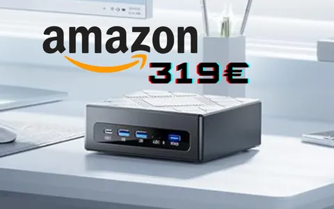 Mini PC con CPU Intel Core i5 (16/512GB) e triplo display a 319€