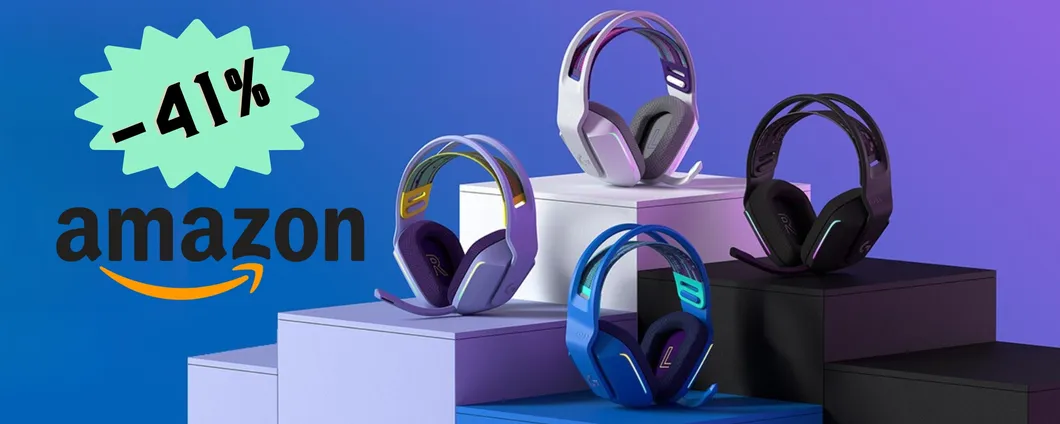 Logitech G733 Lightspeed: cuffie wireless da prendere subito (-41%)