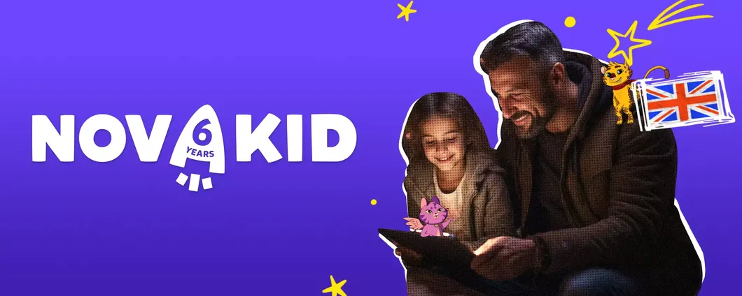 Insegna l'inglese ai tuoi bambini con Novakid: 17% di sconto