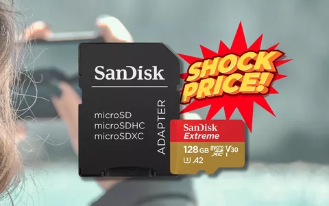 PREZZO WOW per memory card SanDisk Extreme da 128GB: approfitta del 52% in meno!