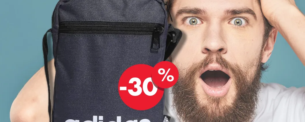 SOLO 12€ per il marsupio ADIDAS originale 100% che trovi in sconto su Amazon!