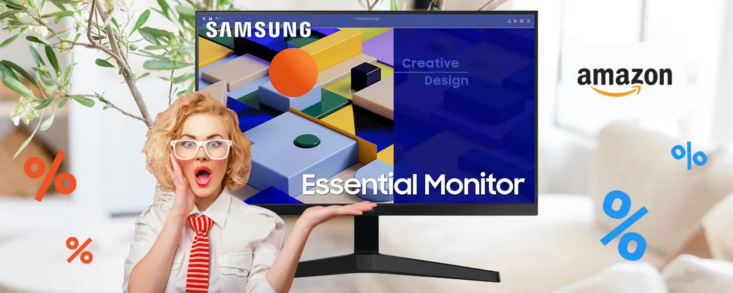 Samsung: OFFERTSSIMA sul monitor FullHD con pannello IPS