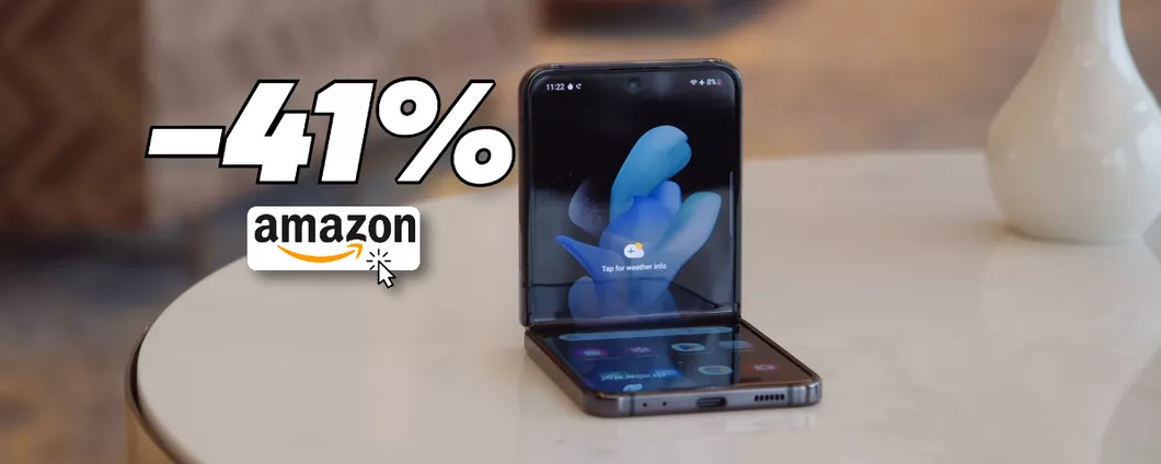 SHOCK Amazon con lo sconto del 41% sul Samsung Galaxy Z Flip4