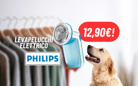 Salva i tuoi vestiti con il levapelucchi elettrico Philips a 12,90€