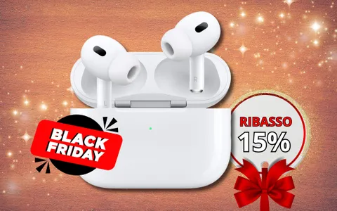 Apple AirPods PRO 2: FINALMENTE in ribasso per il vero BLACK FRIDAY solo oggi