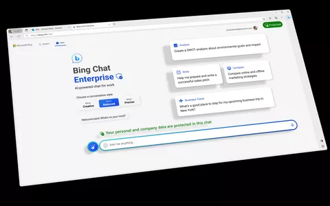 Microsoft, tante novità IA: Bing Chat Enterprise e prezzo Microsoft 365 Copilot