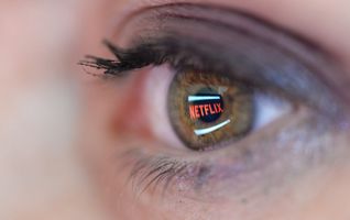 US Online Streaming Giant Netflix : Illustration