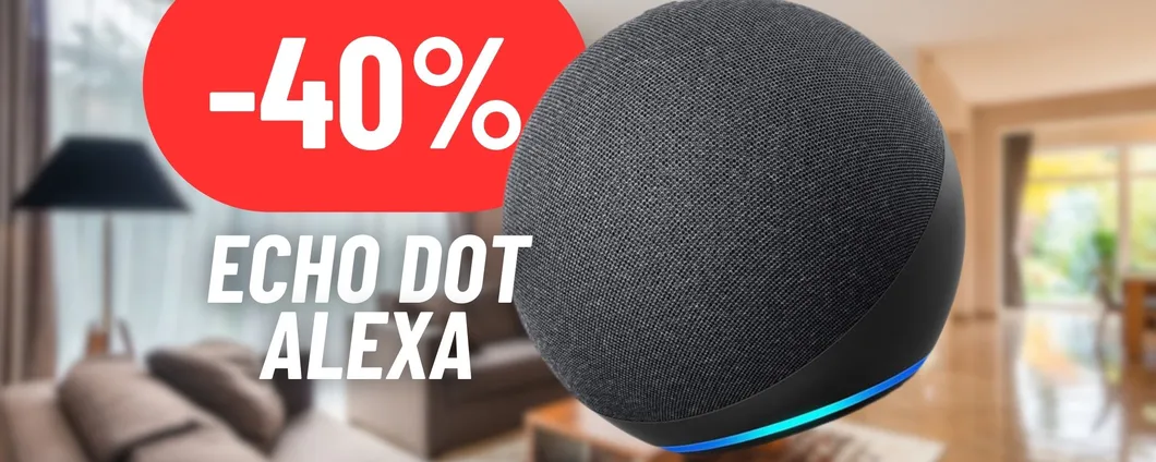 Echo Dot Alexa in SCONTO FOLLE su Amazon: PREZZO SHOCK
