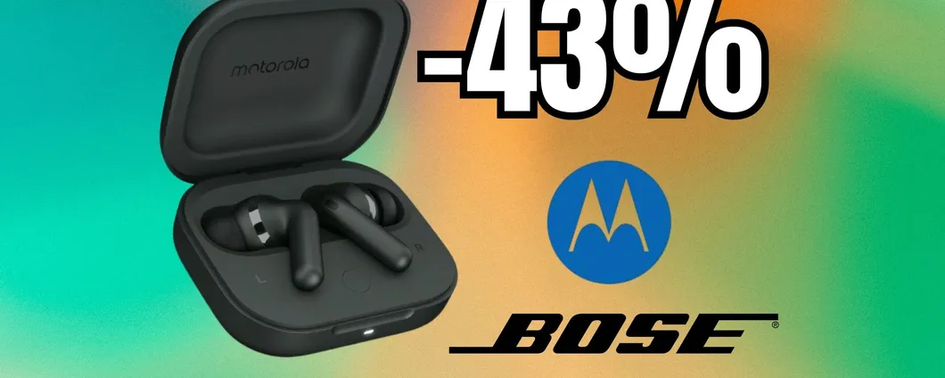 Cuffie Motorola: design elegante e suono firmato Bose, MAXI SCONTO attivo