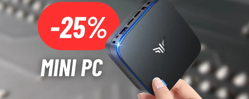 Potentissimo e compattissimo Mini PC in MEGA SCONTO