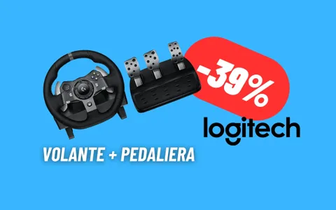 Il brivido della velocità con il volante Logitech IN SCONTO su AMAZON