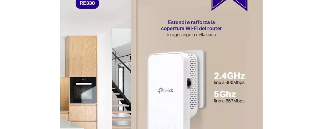 Ripetitore Wi-Fi TP-Link RE330 ad un prezzo strabiliante su Amazon