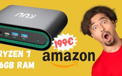 MENO di 200€ per questo mini PC con Ryzen 7 e 16GB di RAM