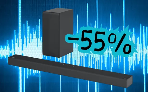 Audio immersivo e design elegante: Soundbar LG S65Q in offerta al 55%