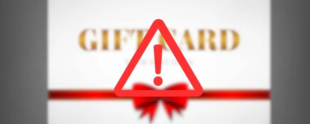 Avete regalato o ricevuto una gift card per Natale? Allarme privacy
