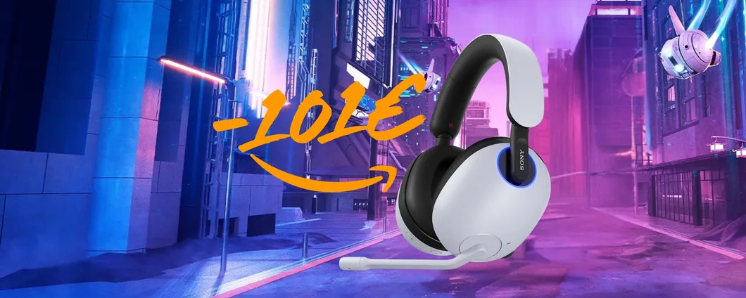 Sony INZONE H9: cuffie da gaming wireless con microfono a 101€ in meno