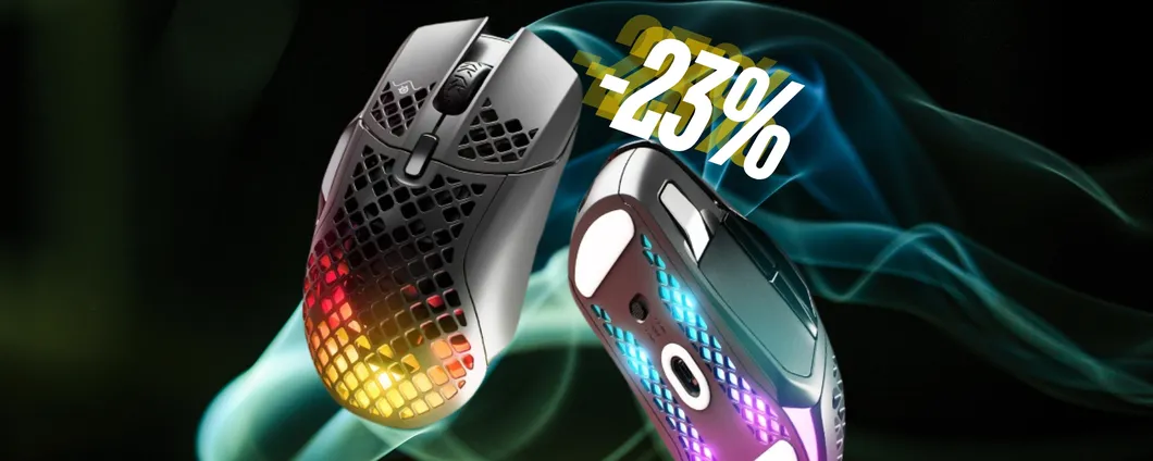 SteelSeries Aerox 5: mouse wireless per veri gamer in offerta su Amazon
