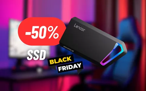 Questo SSD Portatile Lexar è fulmineo ed è scontato del 50% per il BLACK FRIDAY