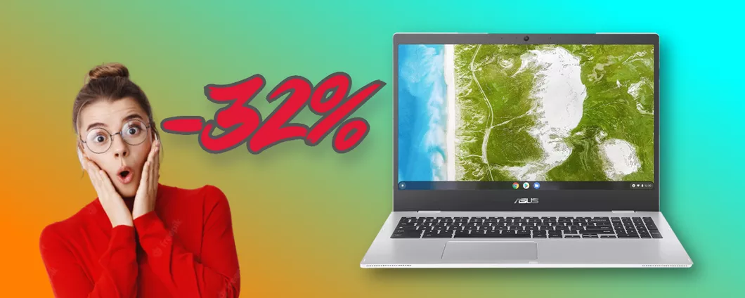 Questo Chromebook ASUS oggi costa MENO DI 260€: lo trovi solo su Amazon