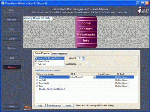 Menu Maker | Download HTML.it