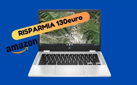 Portatile HP Chromebook: su Amazon RISPARMI 130 euro!