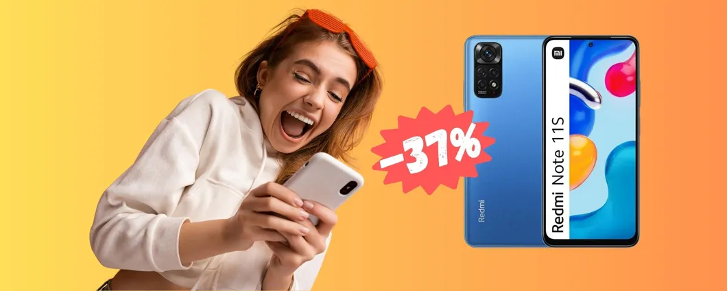 Xiaomi Redmi Note 11S: che PREZZO su Amazon (-37%)